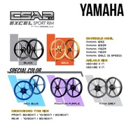 TAKASAGO EXCEL ASIA SPORTRIM SPORT RIM WHEELS YAMAHA Y125Z 125Z Y15ZR LC135 5S Y15 LC 135 5S TAKASAG