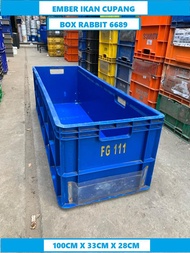 BOX PLASTIK CONTAINER/BOX PLASTIK/BAK PLASTIK KONTENER INDUSTRY 6689 - Gerakzone