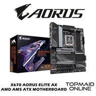GIGABYTE AORUS X670 AORUS ELITE AX AMD AM5 ATX GAMING MOTHERBOARD