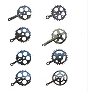 Bicycle 48T/52T Single speed Crank set 48T 52T CrankSet Adult Basikal Fixie MTb Folding Bike Depan T