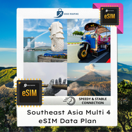 【eSIM】Southeast Asia 4 Countries eSIM (SEA 4 - Indonesia | Singapore | Thailand | Vietnam) Unlimited