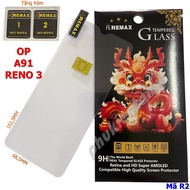 (R2)Remax Transparent Oppo Reno 3 / A91 Tempered Glass Screen Protector