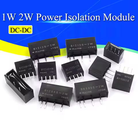DC-DC Regulated Power Supply Module Isolating Switching Power DC-DC B0505S/9/12/24S-1W B1205/ 5V 9V 