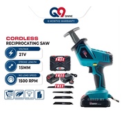 Q9 QET-21CRS CORDLESS RECIPROCATING SAW 21V WITH 2.0Ah Battery & Charger