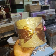 Round Box Diameter 15 cm Height 12 cm + Ribbon by Box Kado Banjarmasin