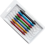 7 Pcs Kit Dental Scaler Dental Gracey Curette Tooth Cleaning Tool Dental Tool Set