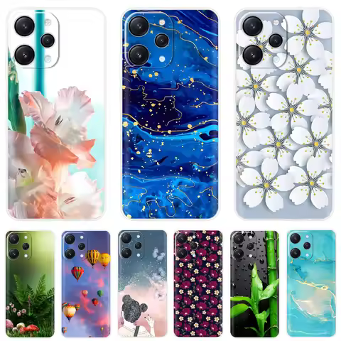 For Redmi 12 Case Cover For Xiaomi Redmi 12 4G Soft Silicon Case For Xiaomi Redmi 12 Redmi12 4G 6.79