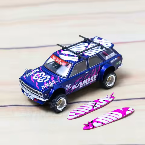 Kaido House + MINIGT 1:64 Datsun 510 4x4 Wagon Kaido Offroad V2 Model car