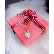 Four-leaf clover silver necklace, Four-leaf clover silver shop