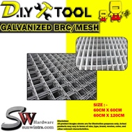 GALVANIZED BRC/GALVANIZED WIRE MESH/GI BRC 1" X 2" / 2" X 2" (60CM X 60CM / 60CM X 120CM)