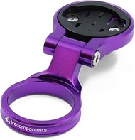 JRC Components Ridge Headset Mount for Wahoo Elemnt Bolt Roam - CNC Machined Aluminium, Universal Compatibility, Lightweight &amp; Durable, Available in 9 Colors - Purple