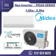 Midea R32 Non Inverter Air Conditioner (MSAG-10CRN8 / MSAG-13CRN8 / MSAG-19CRN8 / MSAG-25CRN8) 1.0hp - 2.5hp