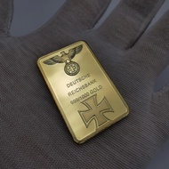 นกอินทรีเยอรมันทองทองแท่งบาร์ Deutsche Reichsbank 999/1000เหรียญที่ระลึกการตกแต่งที่ทันสมัยของขวัญของชำร่วย COD