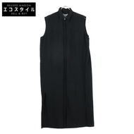 Chaos 24SS CH209102ER 黑色亞麻混紡沙漠襯衫裙 F