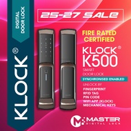 (READY STOCKS) 2022 LATEST KLOCK K500 WIFI DIGITAL DOOR LOCK WITH INSTALLATION (BY SAMSUNG DIGITAL LOCK INSTALLER)