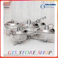 Delicia 5pc Food Warmer Set/Food Warmer/Buffet Food Warmer