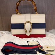 Gucci/古馳 酒神竹節包 黑標022 附件:塵袋