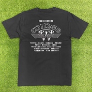 Baju Wings Teori Domino Rock Band Shirts High-Quality Rockers T-Shirt High Street Metal Men Wings Ts