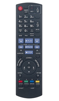 N2QAKB000072 Replace Remote Control fit for Panasonic Blu-ray Disc Home Theater Sound System SA-BTX7