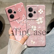 HP Casing Realme 14hp / 14T 5G - C75 / C75X - Note 60 / Note 60X Softcase Procamera Floral Motif