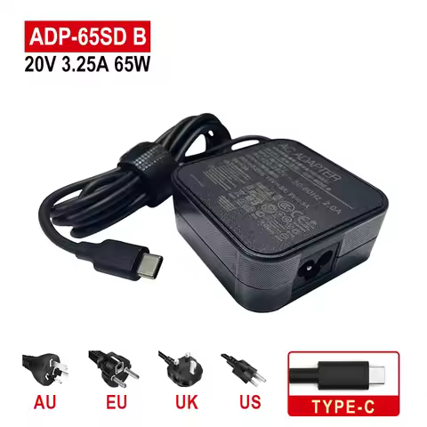 NEW 20V 3.25A 65W AC Adapter For Asus Charger ADP-65SD B USB-C Type-C