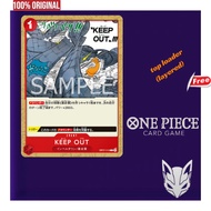 4x cards playset deck KEEP OUT Event OP07-018 C optcg one piece card