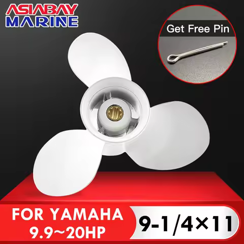 For Yamaha 9.9hp 15hp 20hp Outboard Propeller 9 1/4*11 Boat Motor Aluminum Alloy Screw Ship Marine E