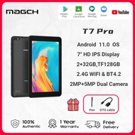 【Newest】MAGCH T7 Pro 7 Inch Tablet Android 11 2G RAM 32GB ROM WIFI 1280x800 HD IPS Screen Bluetooth 