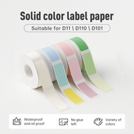 NIIMBOT D110/D11/D101 Color Label Paper Waterproof Sticker