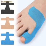CHICSUMMER 10pcs/set Pre Cut Elastic Toe Protection Anti-wear Intramuscular Effect Patch Big Toe Eve