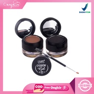 Ushas Eg190 Eyebrow Powder 1.6 Gram & Gel 3.3 Gram 2In1 - 2 In 1 Eyebrow Powder and Gel Dye