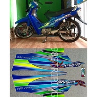 SHOGUN R STRIPING 2002biru ORIGINAL STANDARD STRIP STICKER SUZUKI