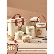 bekas makanan budak bekas makanan 316 Stainless Steel Office Worker Microwave Insulated Lunch Box