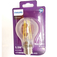 PHILIPS LED Classic Retro Imitation Tungsten Bulb A60 5.5W 110-220V Full Voltage E27