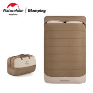 Naturehike 雙人帶枕加厚棉睡袋 (NH21MSD02) (不含睡墊) | 舒適溫度> 6°C | 底下可配睡墊使用 | 連帽設計防風保暖