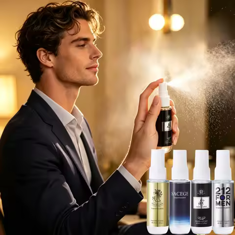 4pcs men's fragrance spray set, lasting fragrance, elegant fragrance, charming fragrance, is an idea