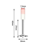 50/100pcs Steel Nails Round for Steel Nail Gun 16mm Pneumatic Nailing Gun Wall Fastening Tool Nailer