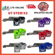 GT Stem Bicycle Handle Bar Lajak Basikal Handlebar Kepala GT (Sepasang)