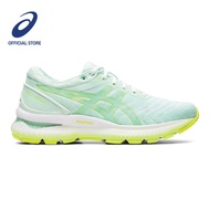 ASICS Women GEL-NIMBUS 22 Running Shoes in Mint Tint/Safety Yellow