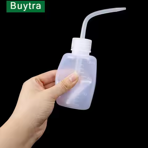 150ml Wash Clear White Plastic Green Soap Lab Wash Squeeze Diffuser Bottle Non-Spray Bottle