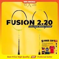 APACS Fusion 2.20 Badminton Racket Exclusive by REKEK| Raket Badminton Tali Grip Siap Pasang