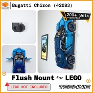 Flush Wall Mount for Lego Technic Bugatti Chiron (42083)