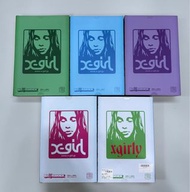 X-girl BE@RBRICK Set - Green, Blue, Purple, Pink, White