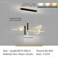 Dining Room Chandelier Modern malist Dining Table Lamp Scandinavian Light Luxury Long Dining Pendant