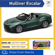 Bentley Mulliner Bacalar Die-Cast Toy Vehicle Alloy Car Collection Scale 1/32 1:32 Toy Car For Kids