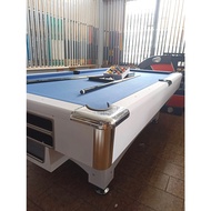 Brandnew 4x8 ft MDF white billiard table(Junior size) with complete set of accessories /lamesa ng bi