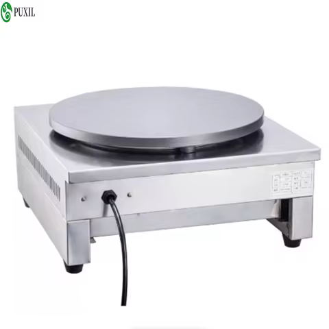 Commercial electric Crepe Maker stainless steel pizza maker Crepe Pancake electric baking tray
