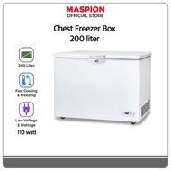 Chest Freezer Box Maspion 200 / 300 liter. bukaan atas. Frozen food
