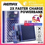 REMAX Cyberpunk USB Type C Transparent Clear PD Flight Safe Small 22.5W Super Fast Charging 10000mAh