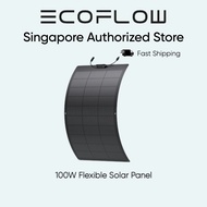 ECOFLOW 100W Flexible Solar Panel with High Efficiency Solar Modules IP68 Waterproofing Ideal for Off-Grid Solar Panel K